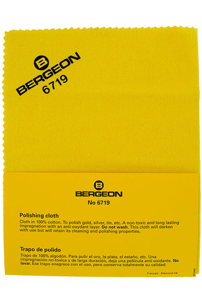 BERGEON Polishing Cloth - 6719 (Packaging)