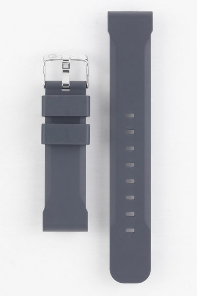 Dark Grey Bonetto Centurini 317 rubber watch strap