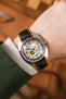 Hirsch Performance ROBBY Sailcloth Effect Watch Strap in BLACK / YELLOW