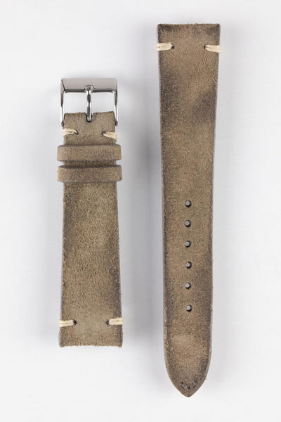 JPM Italian Distressed Tasso Leather Watch Strap in SAND