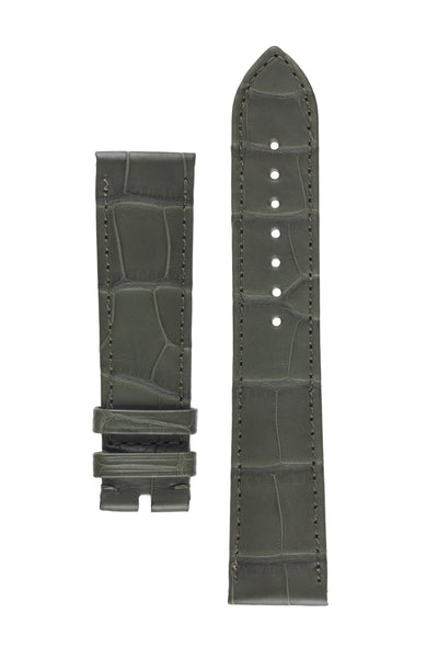 OMEGA CUZ014061 Speedmaster 20mm Genuine Alligator Watch Strap - KHAKI GREEN