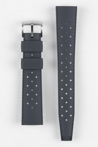 TROPIC Textured Rubber Waterproof Diving Strap in ANTHRACITE